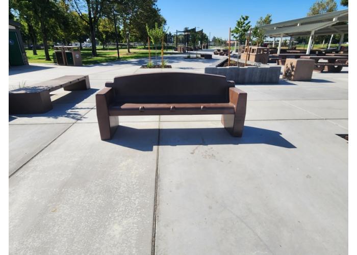 408 - Contour Bench w/Armrests