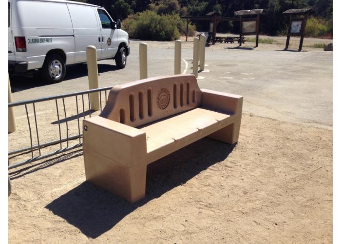 418SK - Slotted Back Bench