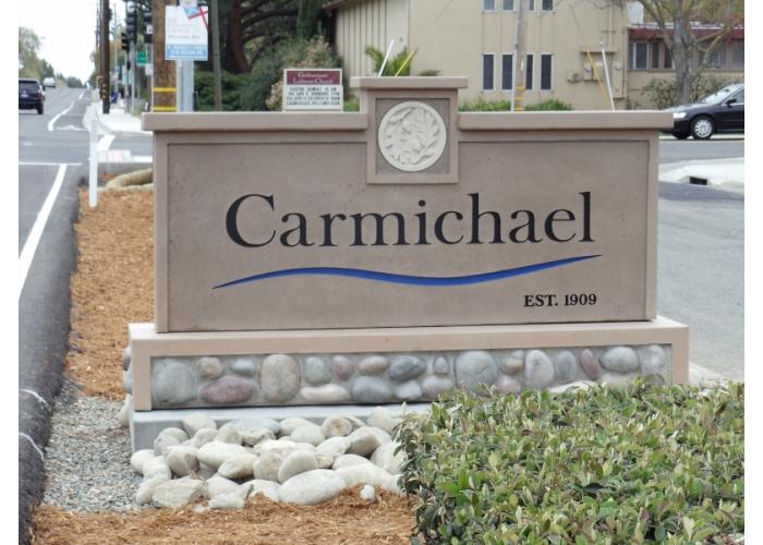Sign-Carmichael, CA