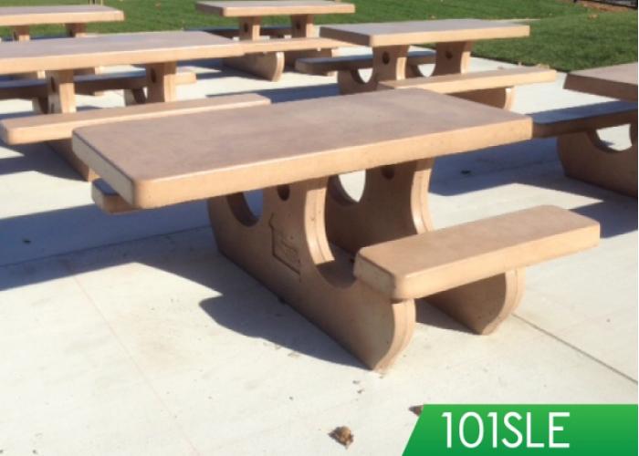 6' Picnic Tables w/Round Legs