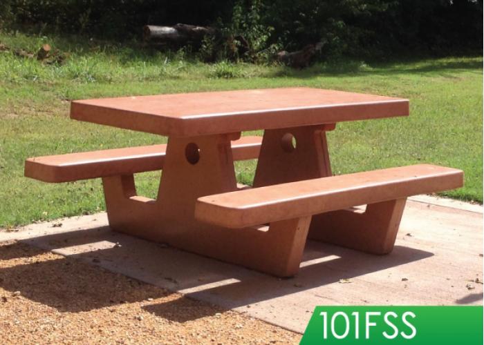 6' Picnic Tables w/Square Legs