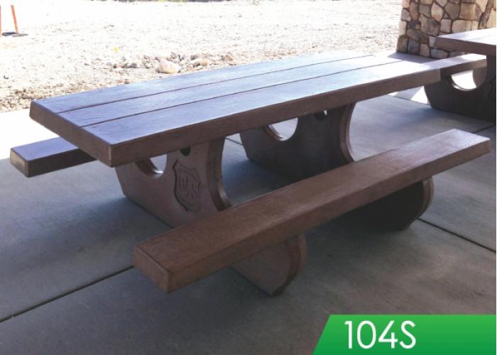 92" Tables w/Woodgrain Texture