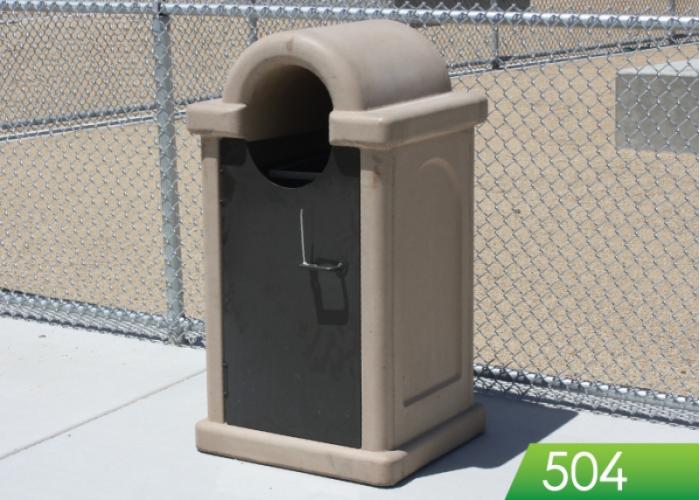 504  - Round Top Receptacle