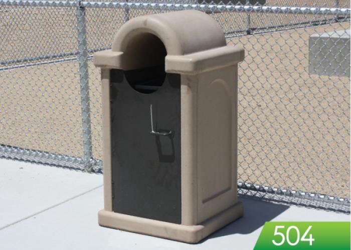 504  - Round Top Receptacle