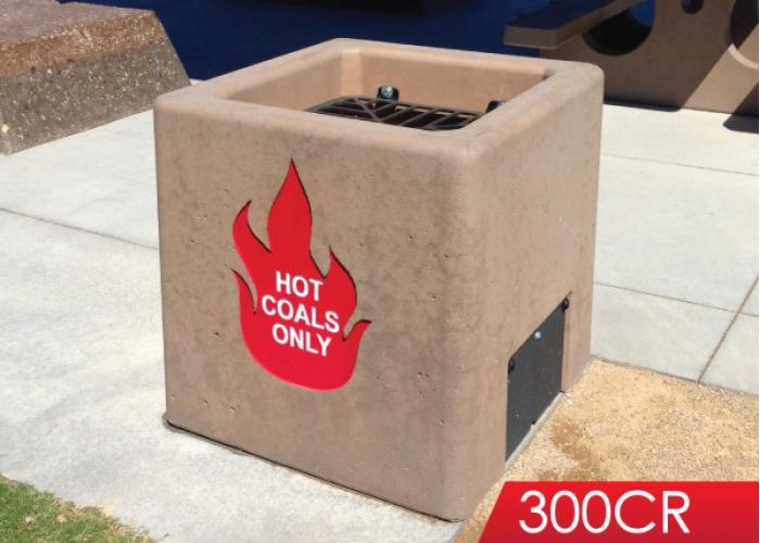 300CR - Hot Coal Receptacle