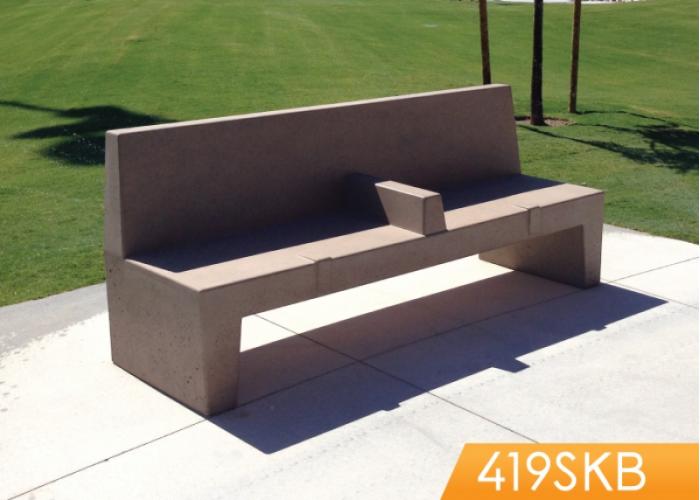 Modern deals concrete bench