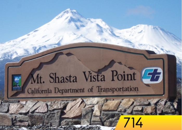 714 - 80" Decorative Crown Top Sign