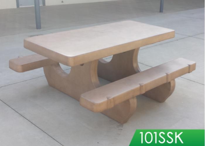 6' Picnic Tables w/Round Legs