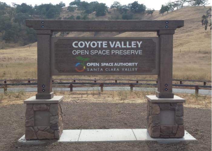 Sign-Coyote Valley Open Space