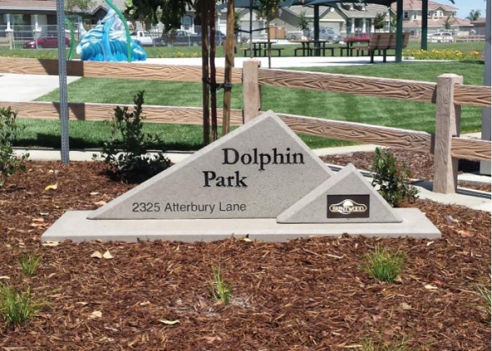 Custom Sign - Dolphin Park