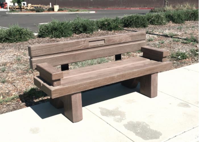 Garden bench online timber