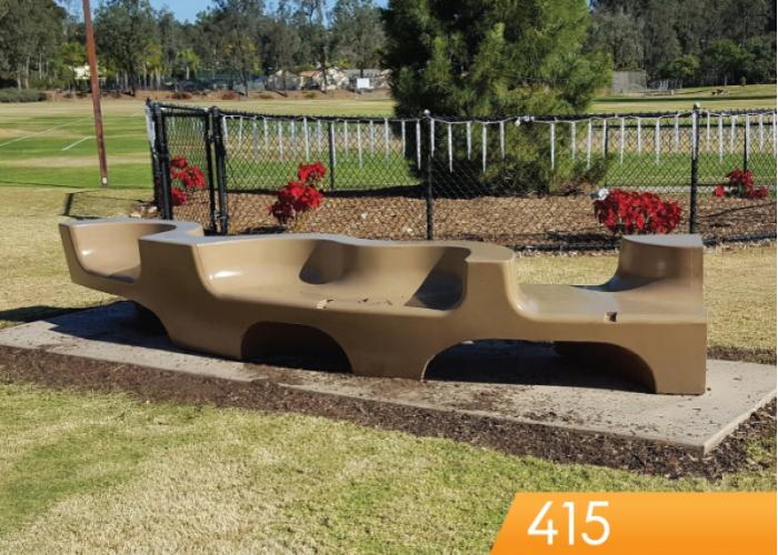 415 - Multi-Area Seating Bench