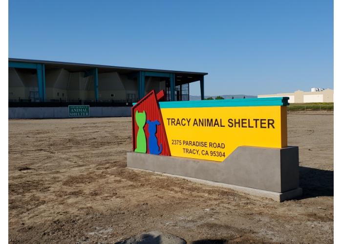 Custom Sign - Tracy Animal Shelter